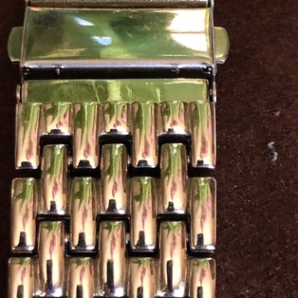 Elements Stainless Watch Oversized Rhinestone Face - image 5